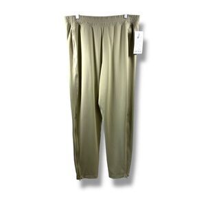 Lululemon NWT Everlux High Rise Zip Leg Track Pant in Sheer Oak Size XL